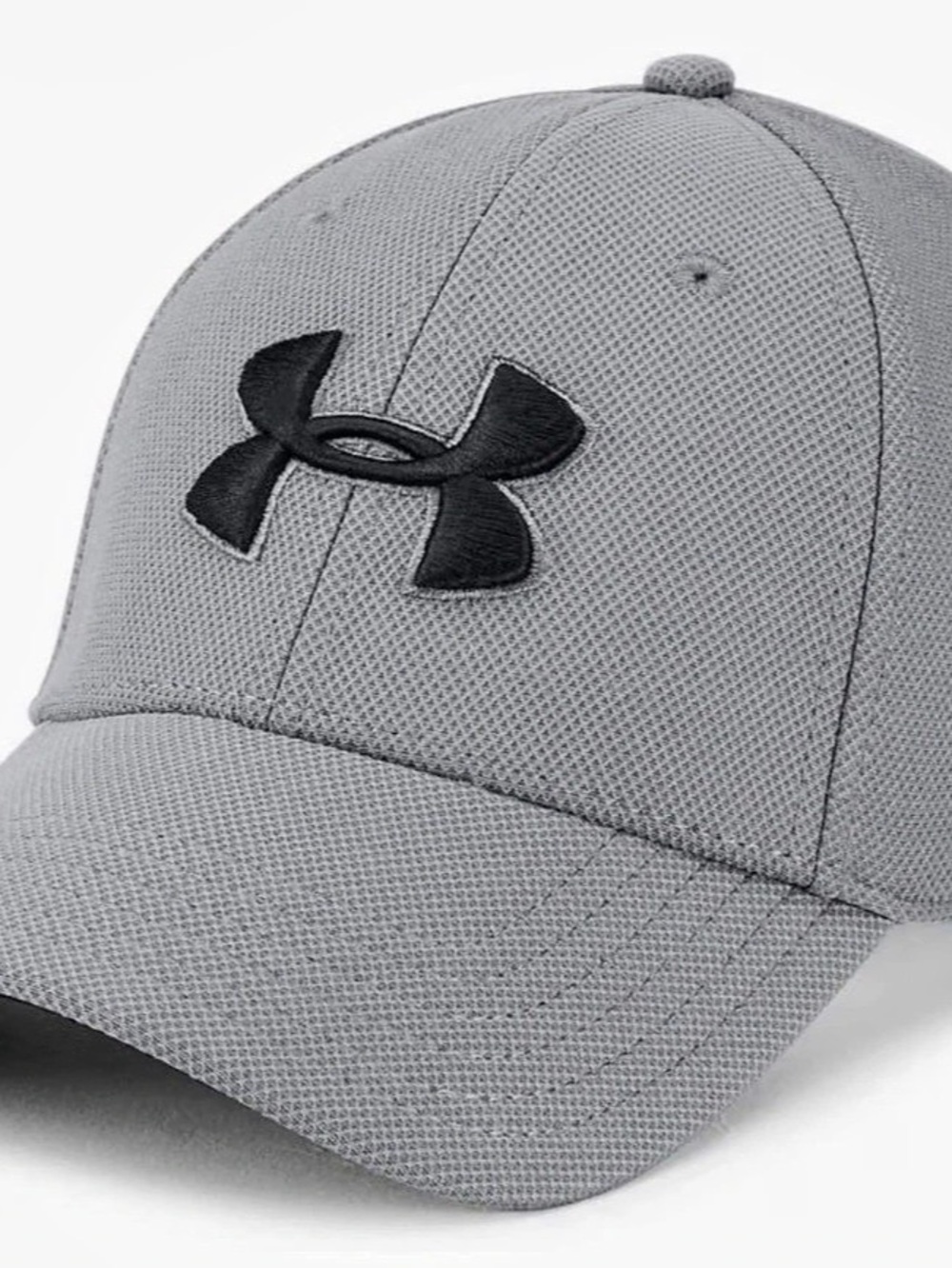 NWT L/XL Under Armour Blitzing 3.0 Heathered Cap Graphite Grey Black